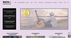 Desktop Screenshot of maya-kulturskole.no