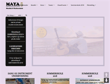 Tablet Screenshot of maya-kulturskole.no